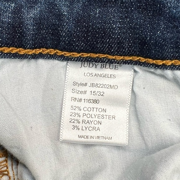 Judy Blue Skinny Fit‎ Jeans Women's  High Rise Distressed Ankle Denim 15/32 - Picture 12 of 12